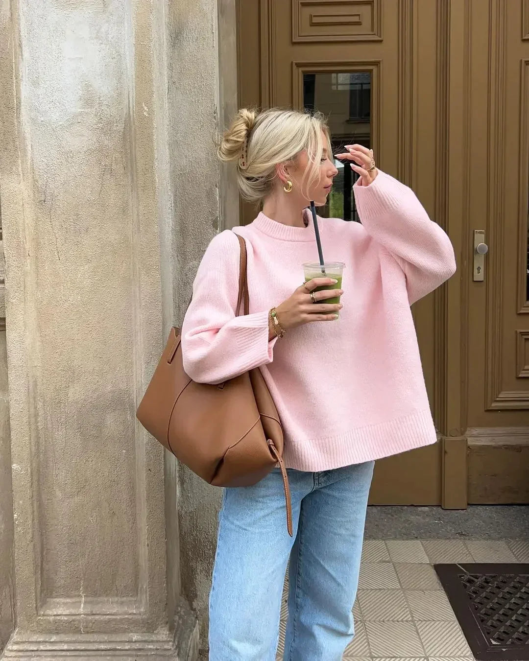 Ella - lässiger lockerer Strickpulli