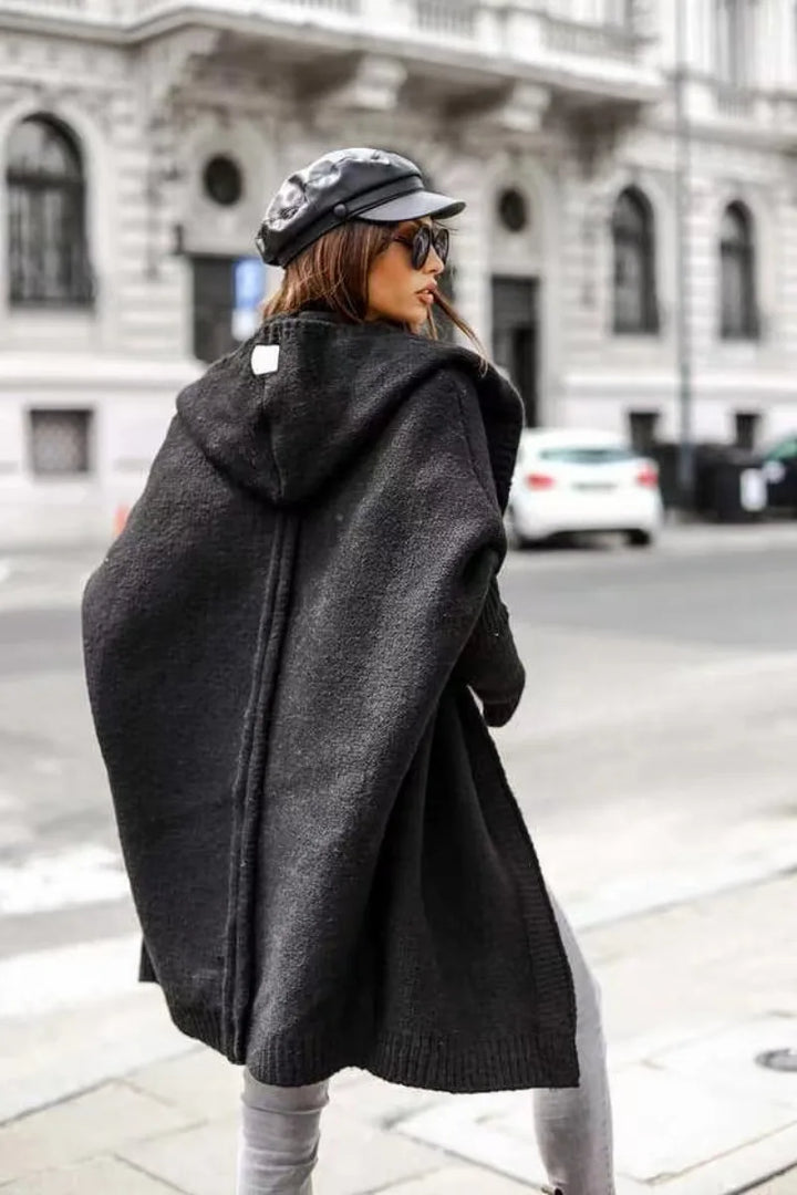 Roselyn - Trendige Fledermaus-Strickjacke