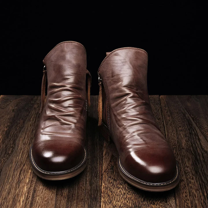 Arjay - Bottes en cuir pour hommes