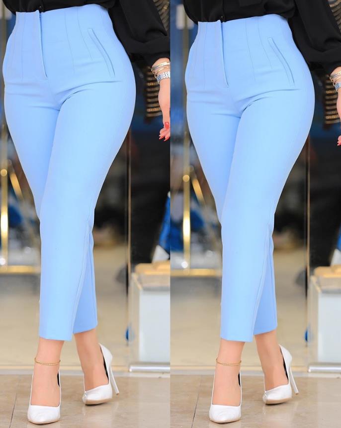 Daniella - pantalon plissé taille haute élégant