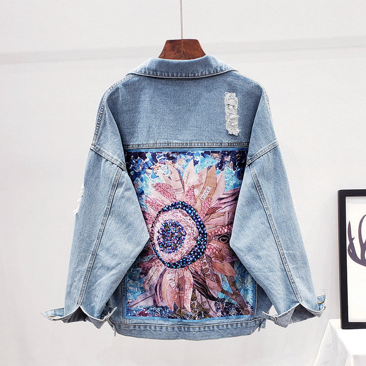 Oversized Jeans jacke