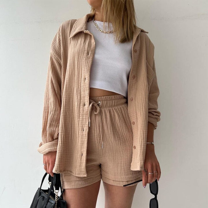 Ensemble deux pièces blouse
