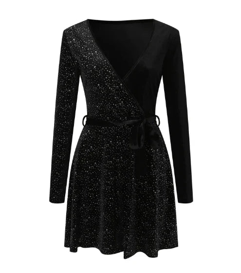 Sofia - Vestito elegante con decorazioni di paillettes