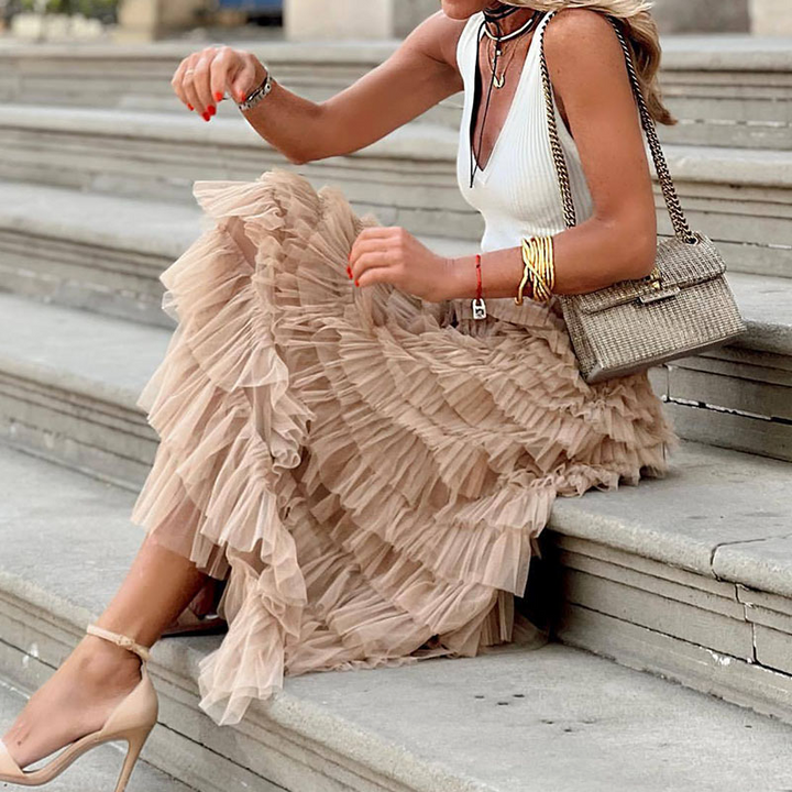 Boho-Rock ALDA – Feminines, Elegantes Design für Glamouröse Sommer-Looks