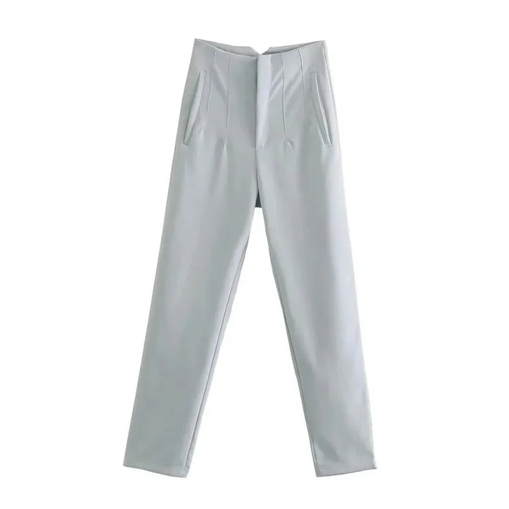 Raylee - Pantalon taille haute style business chic