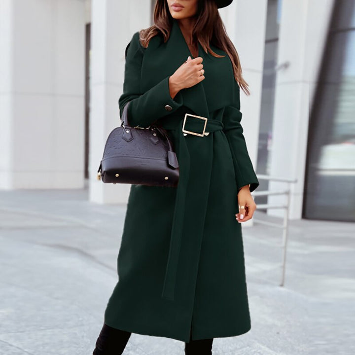 Engel - Manteau en laine élégant avec ceinture
