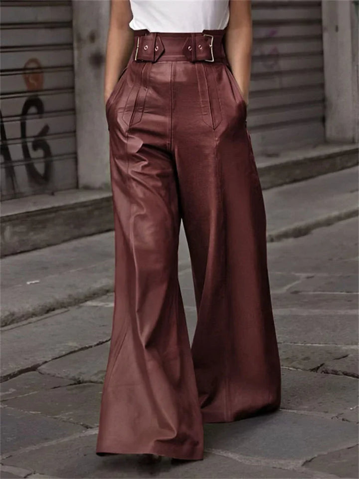 Riya - Pantalon évasé taille haute pour streetwear