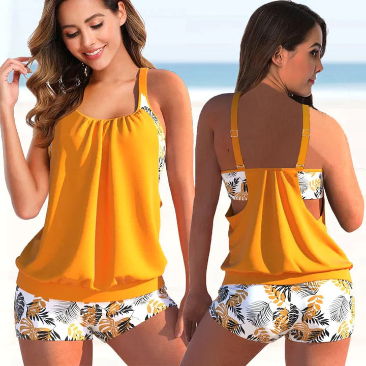 JANY Ensemble tankini pour femmes – Couverture élégante & confort