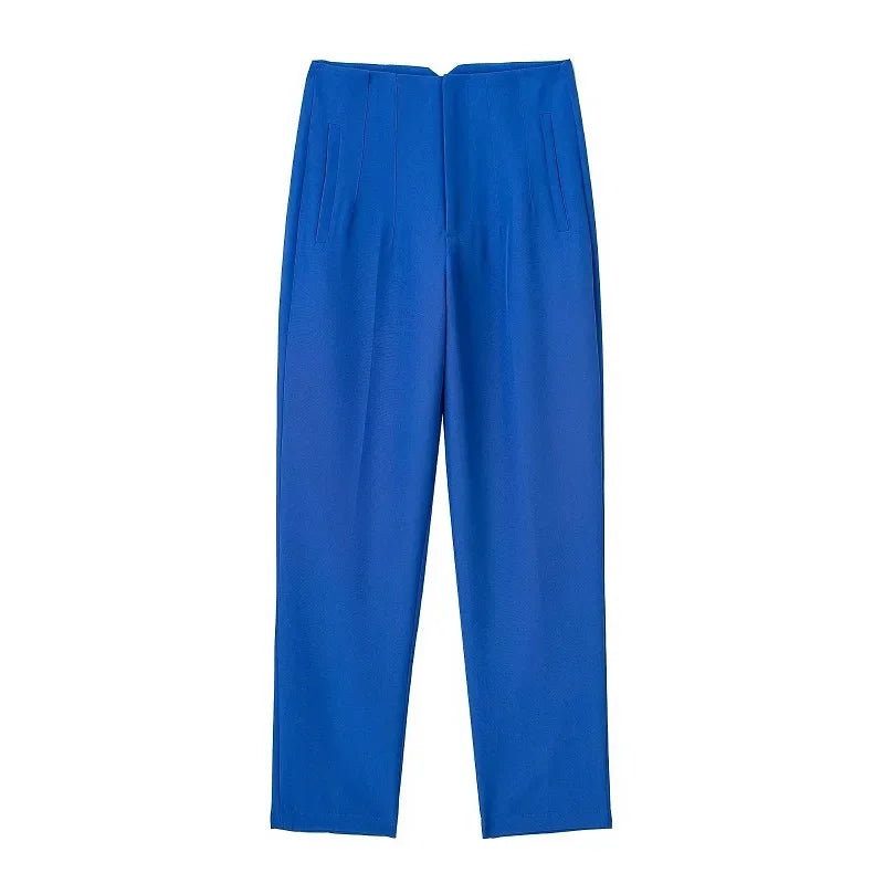 Raylee - Pantalon taille haute style business chic
