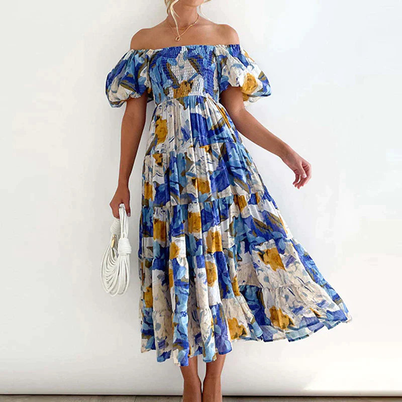 Amey - Robe fleurie colorée