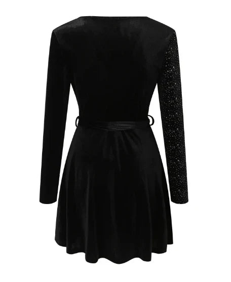 Sofia - Vestito elegante con decorazioni di paillettes