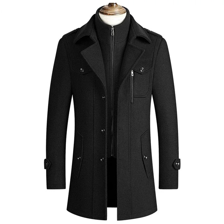 Ethan - manteau en mélange de laine