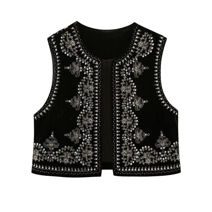 Gilet ricamato