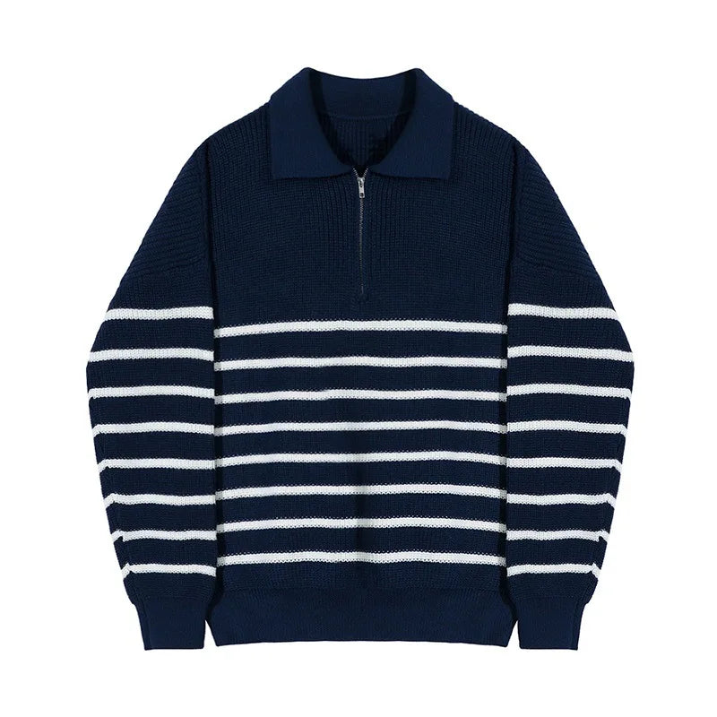 Matias - Pull en tricot rayé pour hommes