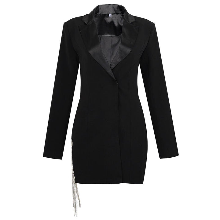 Vestito blazer con glitter