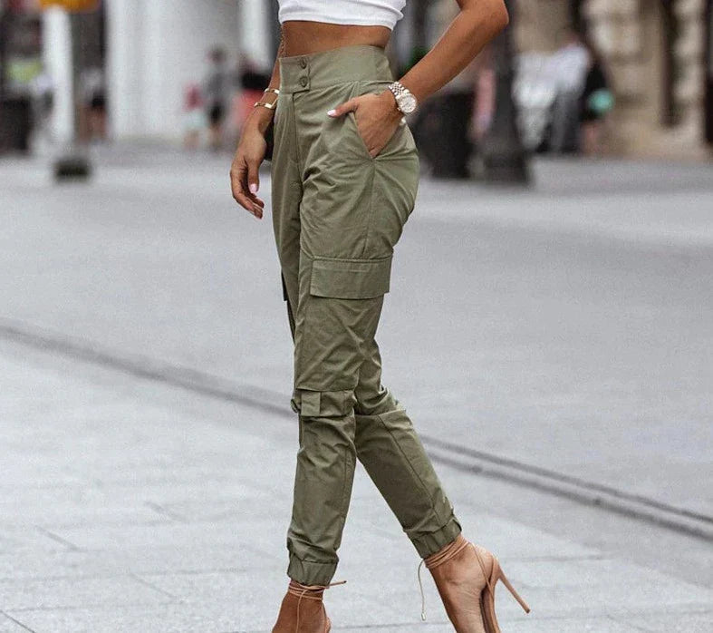 Abrielle - Pantalon cargo - Chic - Design polyvalent - Adapté au quotidien pour femmes