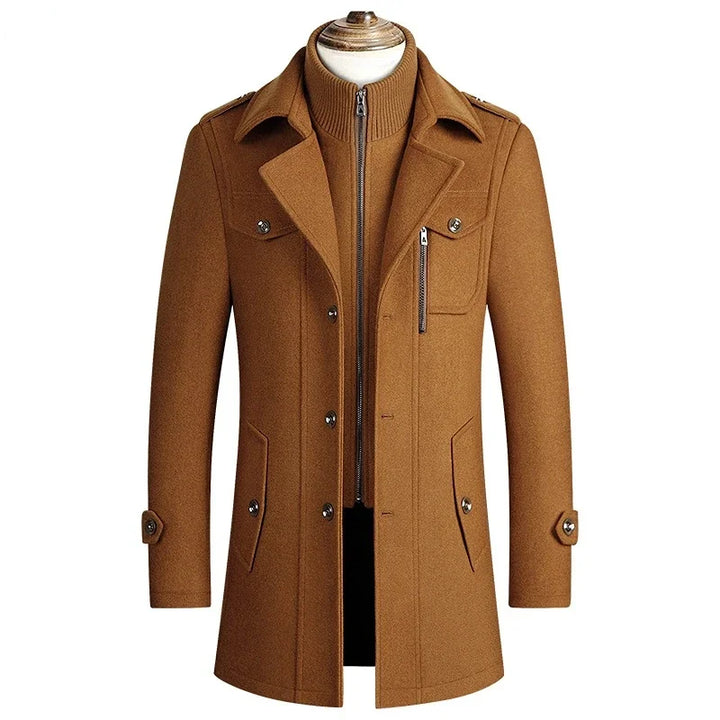 Ethan - manteau en mélange de laine