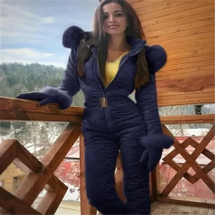 Kamilah - Combinaison de ski stylée avec capuche pour femmes