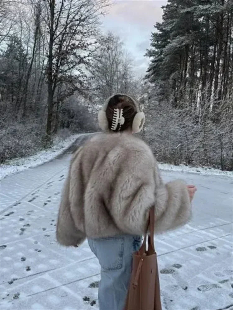 Rosalie - lussuoso caldo cappotto di pelliccia