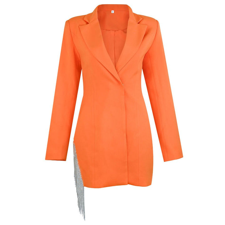 Vestito blazer con glitter