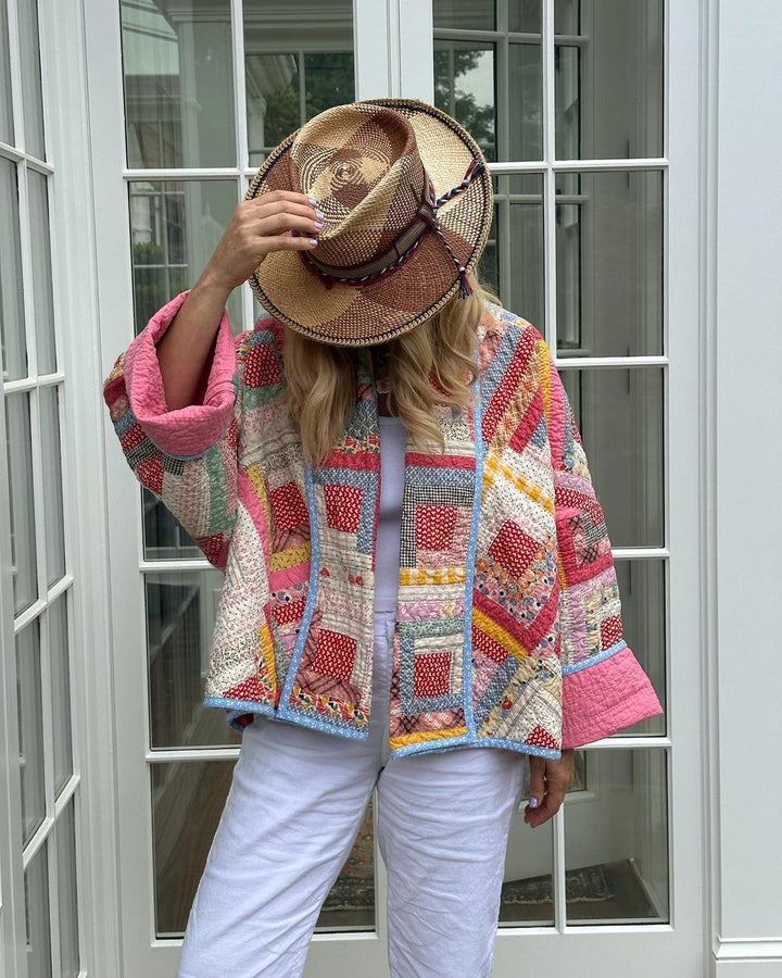 Beatriz - giacca trapuntata patchwork casual
