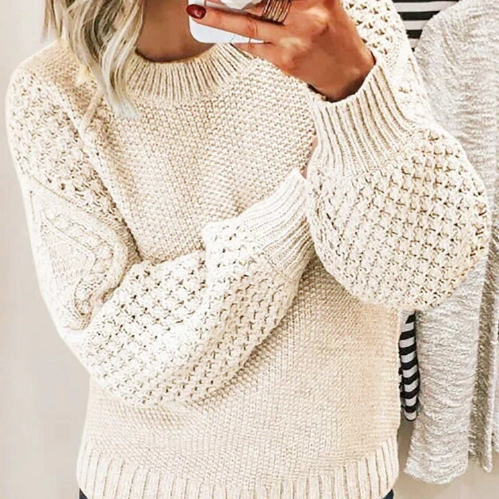 Rosa - Strapazierfähiger Strickpullover