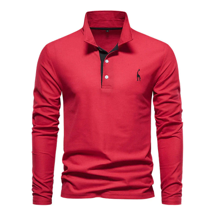 JARREN | Langärmliges Polo-Shirt für Herren