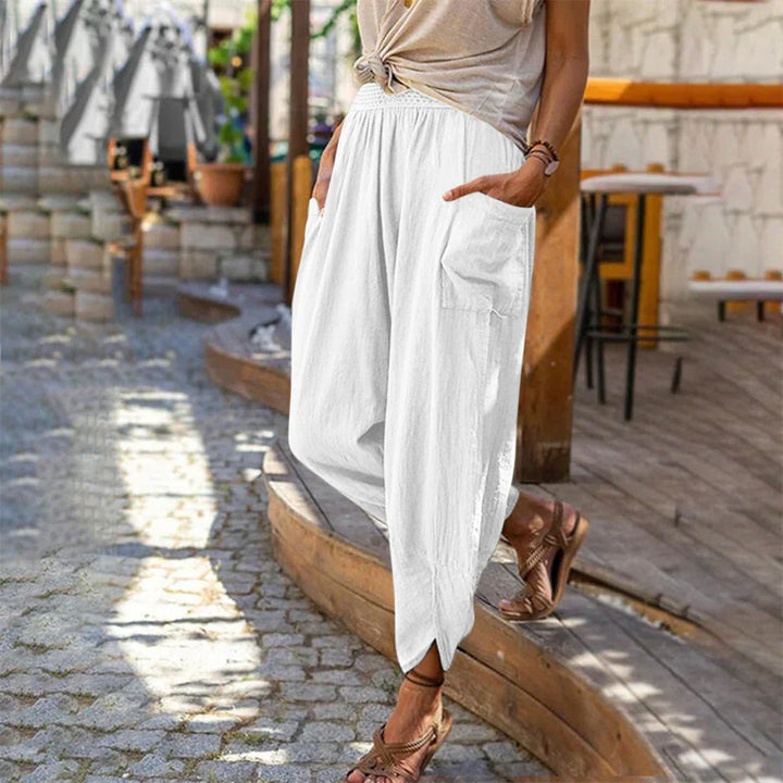 ELLIE - Loose pants with high waist