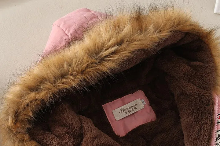 Theodora – winter jacket with fur hood