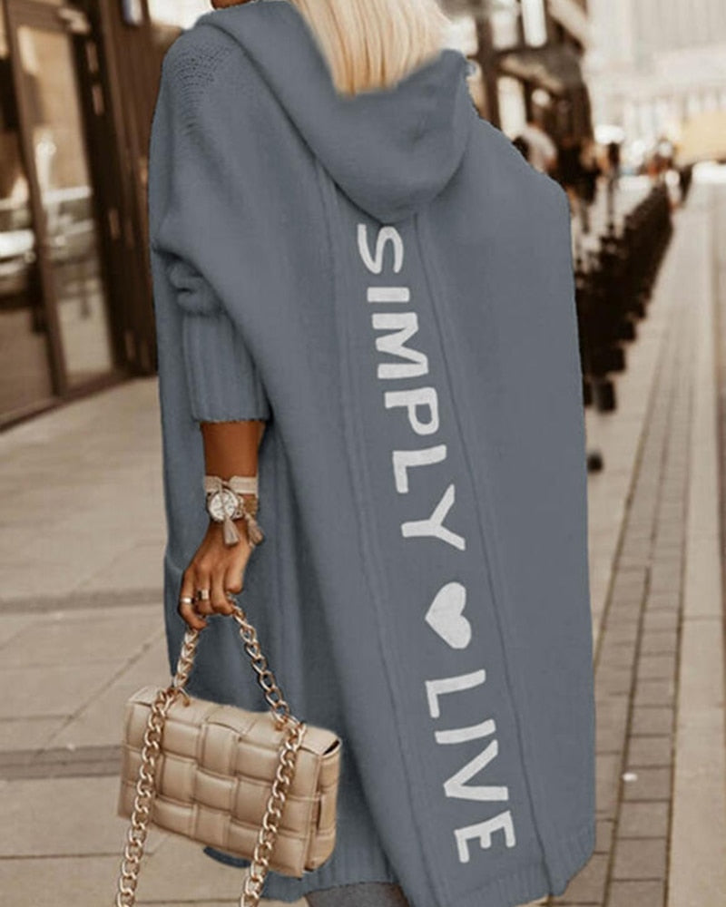 Rosemarie maniche larghe cappotto ampio