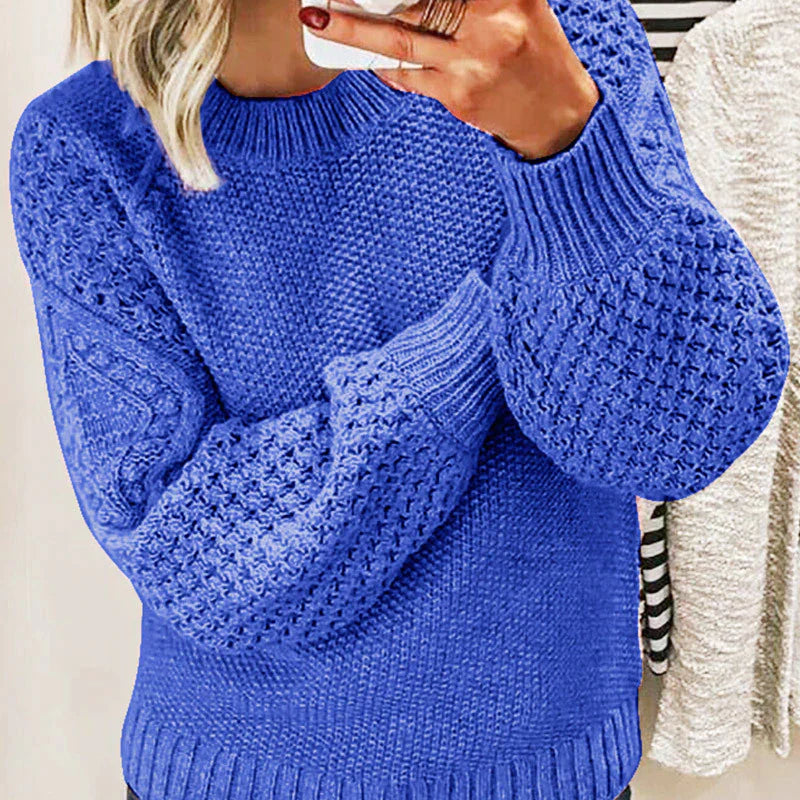 Rosa - Strapazierfähiger Strickpullover
