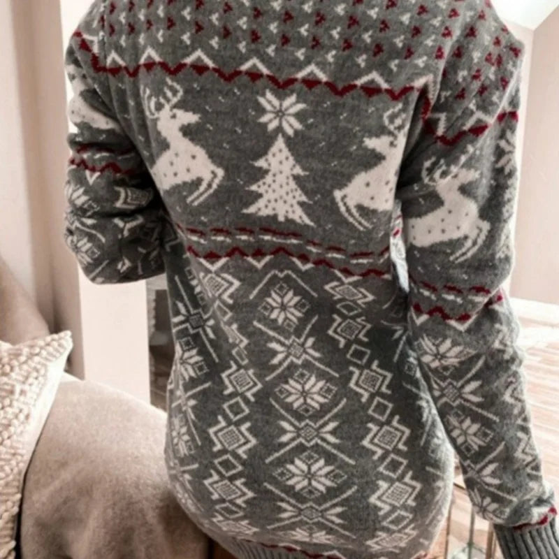 Nina - robe de Noël chaude en tricot