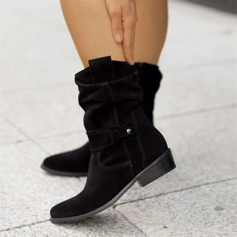 Irene - Bottes stylées avec fermeture éclair pour femmes
