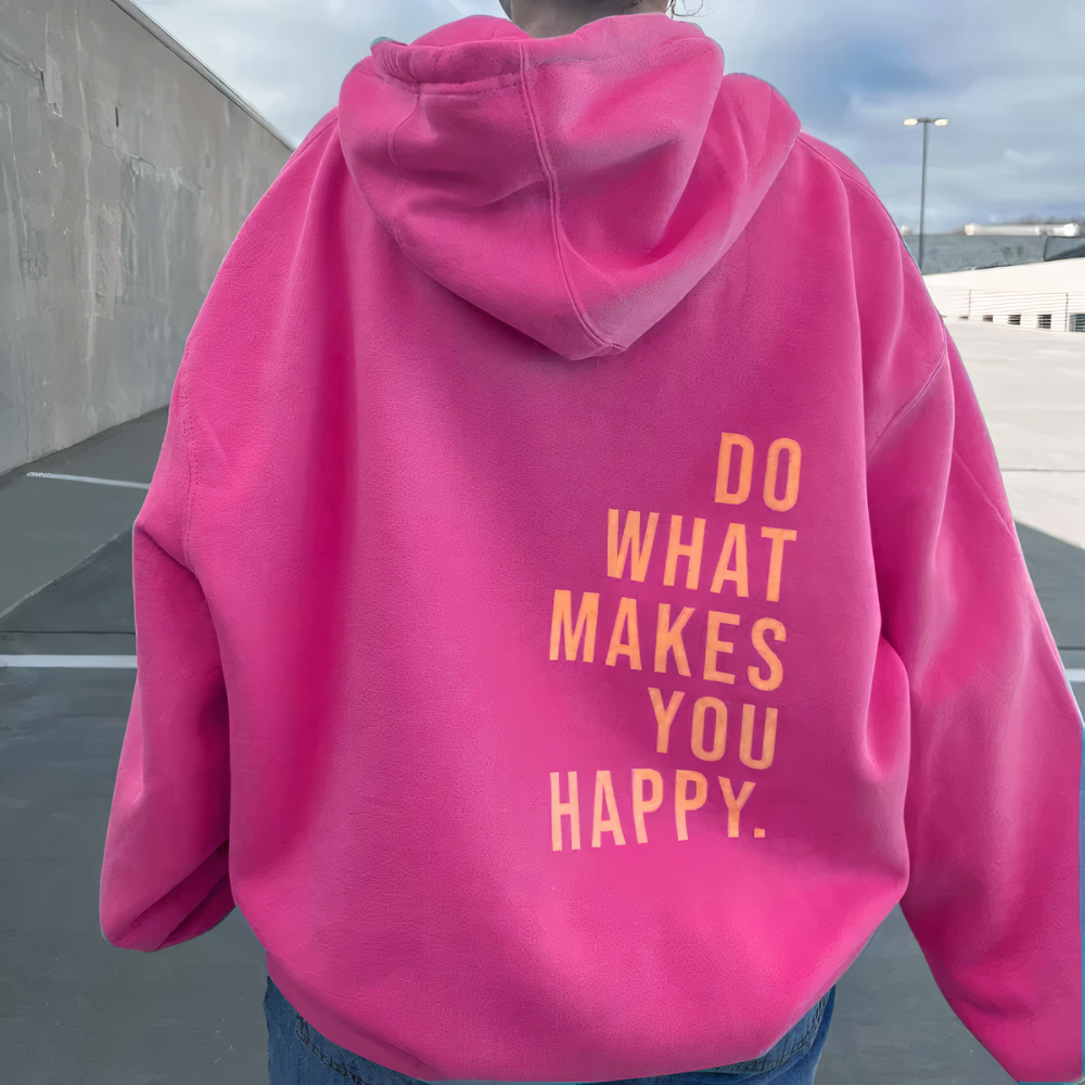 Warmer cotton fleece hoodie with hood for women | Ideal for winter