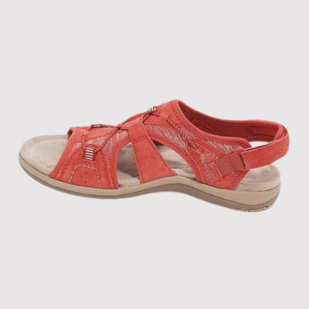 Sandales de trekking confortables pour femmes avec fermeture auto-agrippante et semelle antidérapante – Idéales pour l'été, les voyages et le quotidien