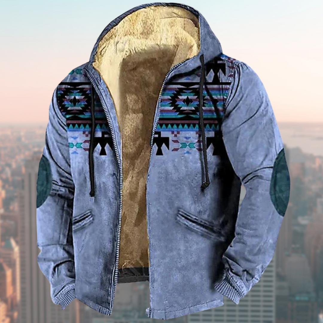 Valor | Veste à capuche avec imprimé tribal