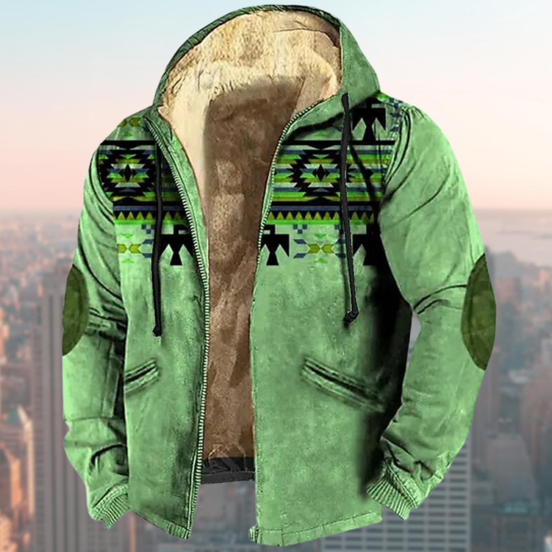Valor | Veste à capuche avec imprimé tribal