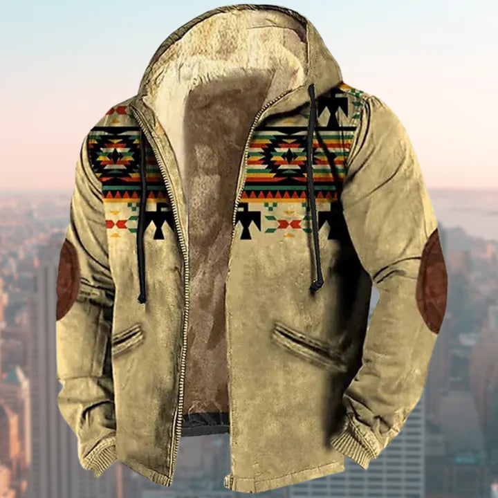 Valor | Veste à capuche avec imprimé tribal