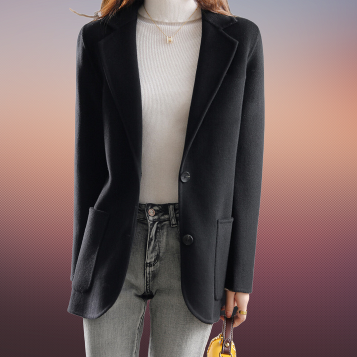 Doris - blazer da donna in tweed spesso per autunno e inverno