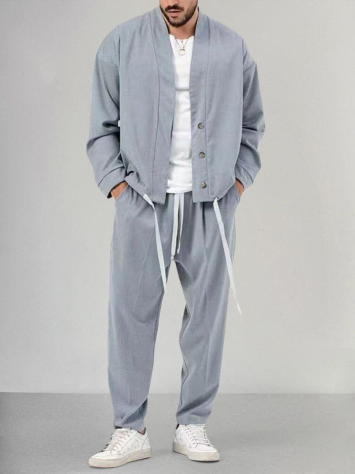 Steve - Set di abbigliamento - Casual - Alla moda - Ideale per autunno / inverno per uomo