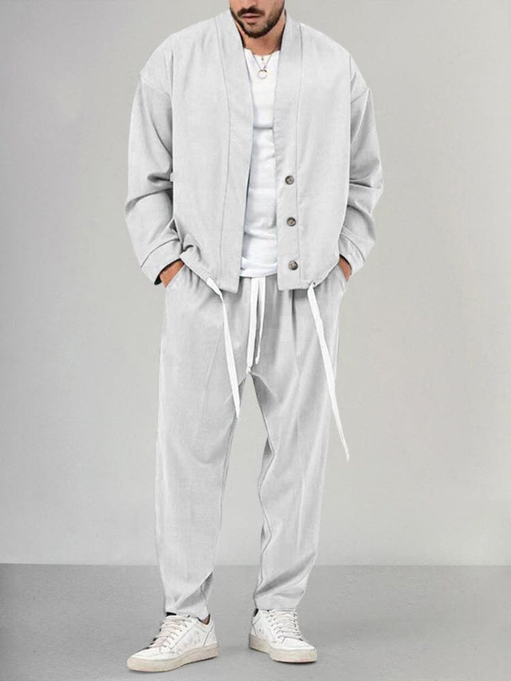 Steve - Set di abbigliamento - Casual - Alla moda - Ideale per autunno / inverno per uomo