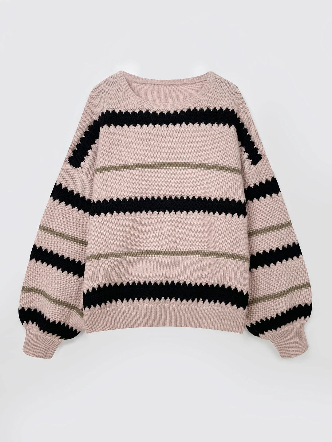 Naomi - trendy striped winter sweater