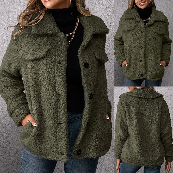 Bella - Elegante giacca teddy