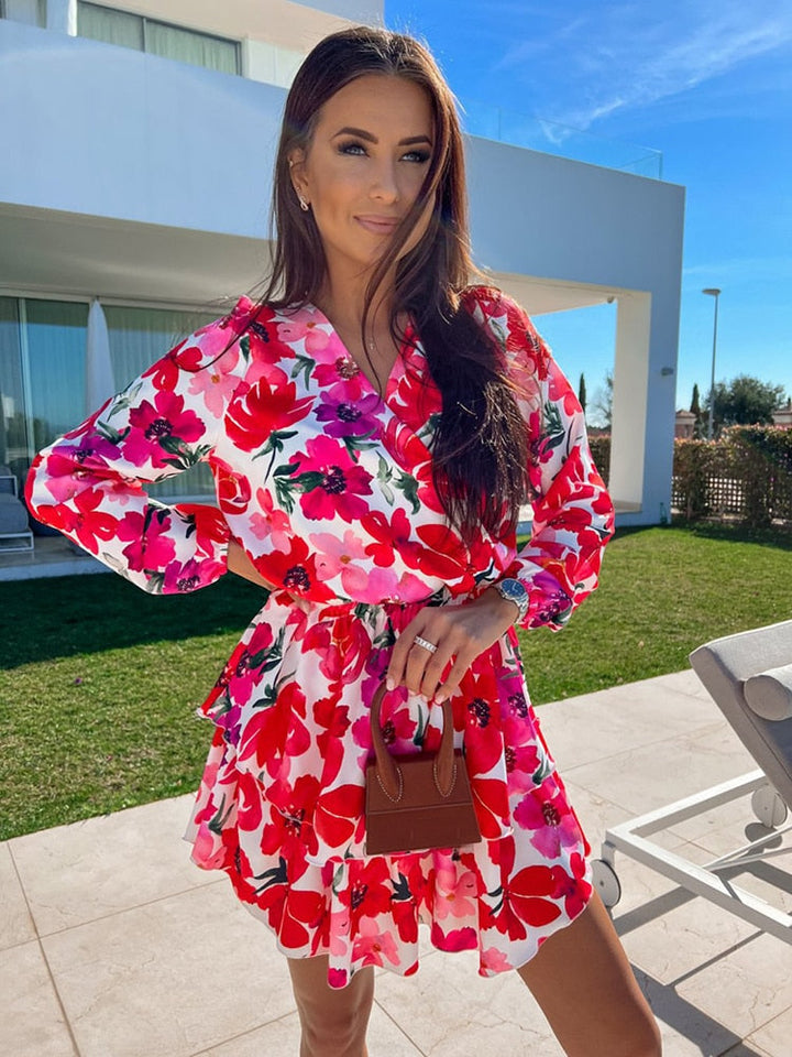 Robe avec imprimé floral