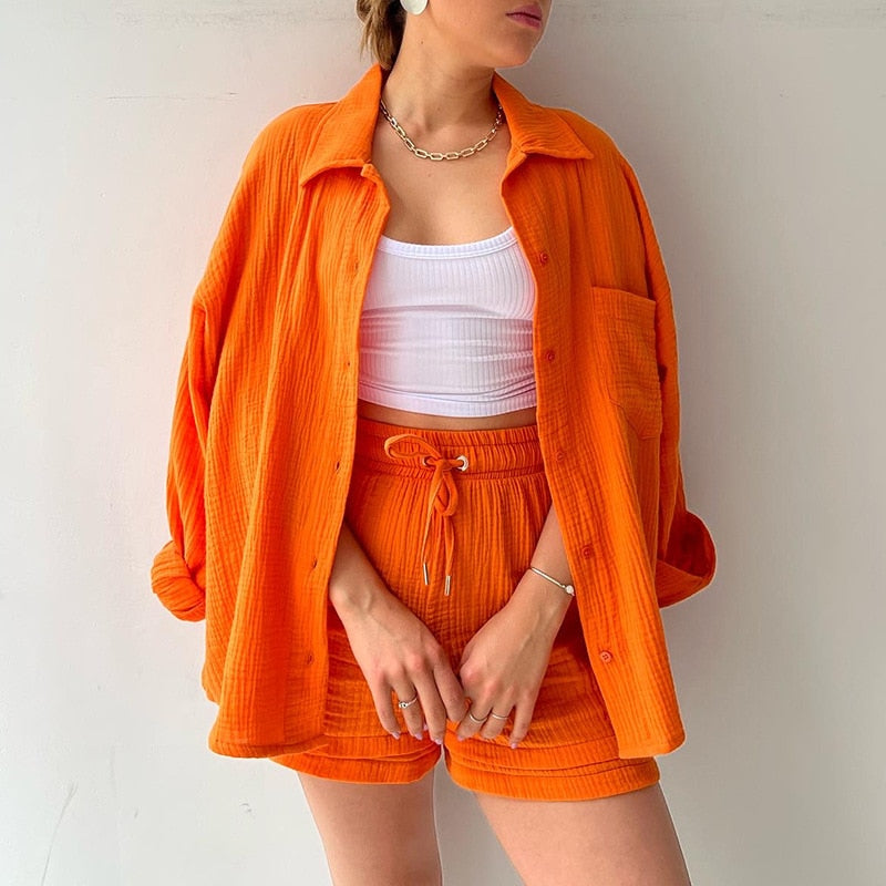 Ensemble deux pièces blouse