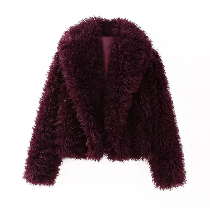 Madalyn - Caldo Cappotto di Pelliccia Spessa