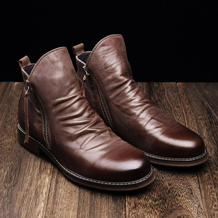 Arjay - Bottes en cuir pour hommes