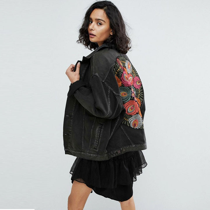 Bohemian Jeansjacke