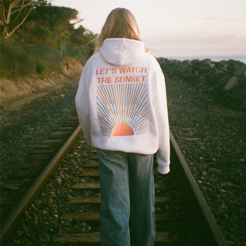 Sweat à capuche Relaxed Vibes – élégant, confortable et parfait pour des moments détendus