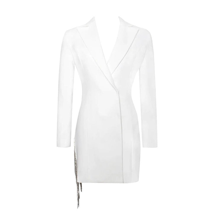 Vestito blazer con glitter